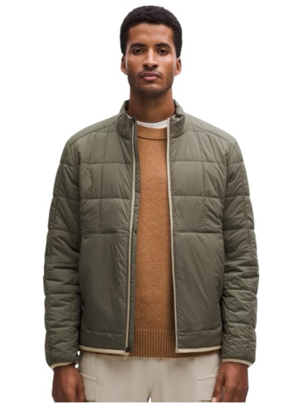 Lululemon Route Ready Lightweight Insulated Jacket Olive Green Size Small